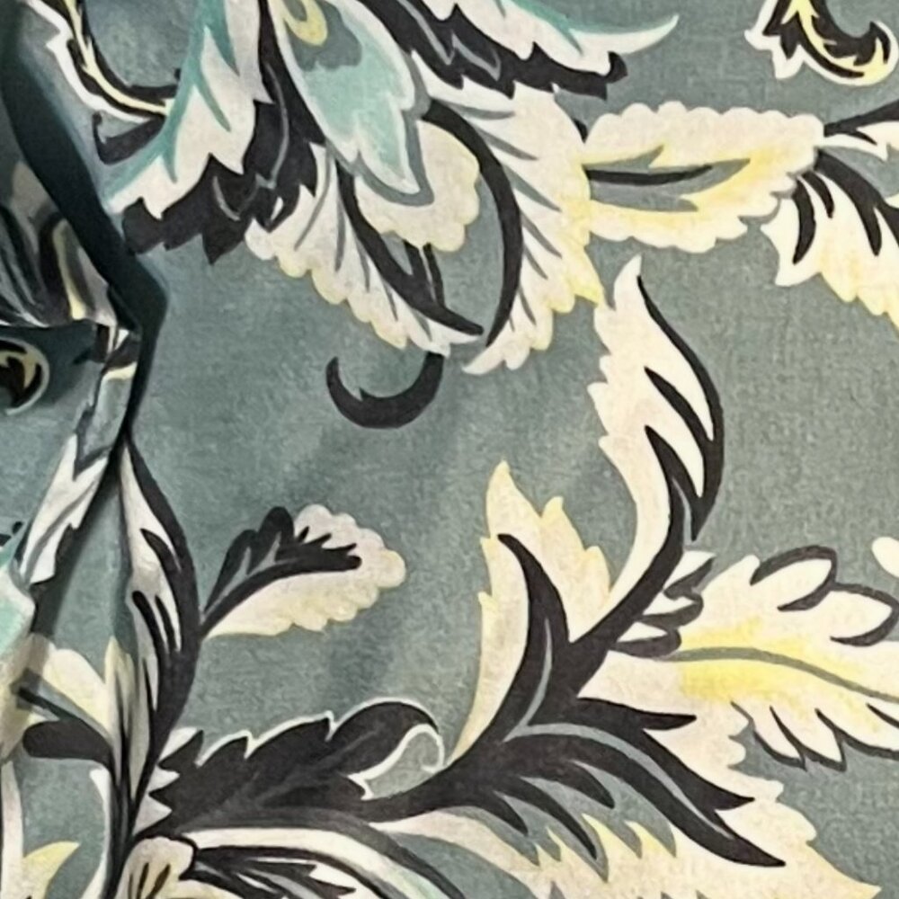 LOFT Elegant Floral Blouse - Mint Green - Picture 10 of 10